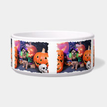 Halloween - YorkiePekeX - Clara Pet Food Bowl