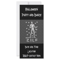 Halloween Zombie rack cards