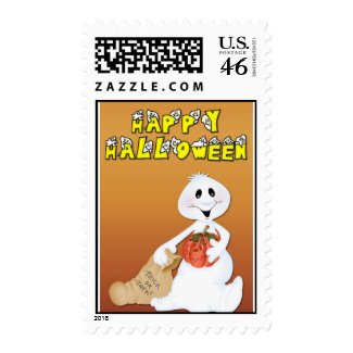 HalloweenGhosts-Stamp-Zazzle stamp