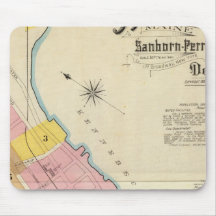 Hallowell, Kennebec County, and Maine Mouse Pad