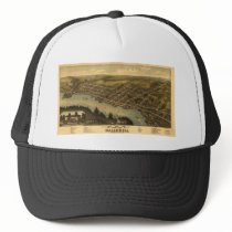 Hallowell, Maine in 1878 Trucker Hats