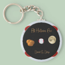Hallows Disk lable keychains