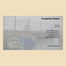 Hall's Harbour Boats Profile Card business cards