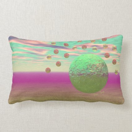 Halo of Moons, Abstract Colorful Cosmos Pillows