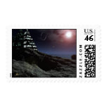 Halo on an alien planet stamp