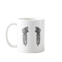 Halo with Angel Wing mug by darcissa Halo with Angel Wing mug