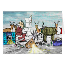 Halogen Nose JPEG Greeting Card