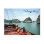 halong bay boat post cards