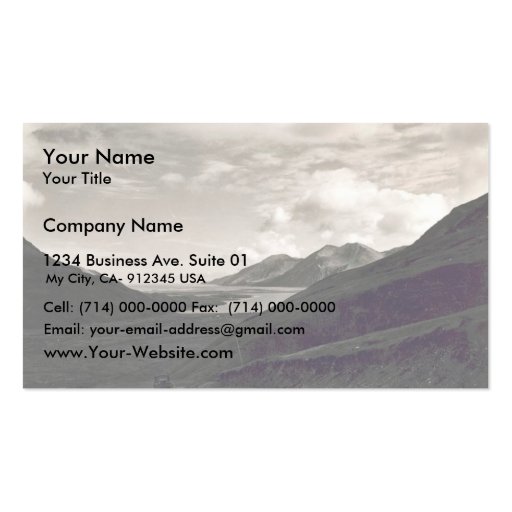 Halter Collection Business Card Templates (front side)