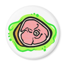 Ham magnets by Edibility Ham magnets