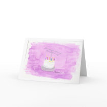 Ham Radio Birthday Cake Greeting Card