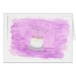 Ham Radio Birthday Cake cards