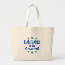 Ham Radio is the Greatest Canvas Bags