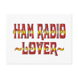 HAM RADIO LOVER POSTCARD