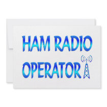 Ham Radio Operator Personalized Announcement
