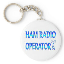 Ham Radio Operator Keychain