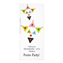 Hamantaschen Clowns Purim Party Invitation invitations