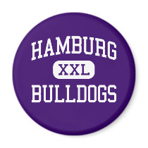 Hamburg - Bulldogs - High - Hamburg New York magnets
