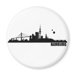 Hamburg City Fridge Magnets