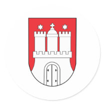 Hamburg Coat Of Arms stickers by teyes143 Hamburg Coat Of Arms stickers