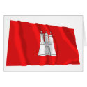 Hamburg Flag cards by Vexillophile Hamburg Flag cards