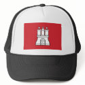 Hamburg Flag Hat by FlagTshirts Hamburg Flag Hat