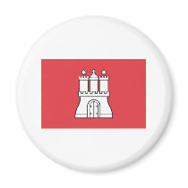 Hamburg Flag magnets