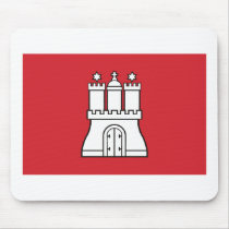Hamburg Flag Mousepad