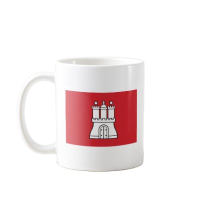 Hamburg Flag Mug by FlagTshirts