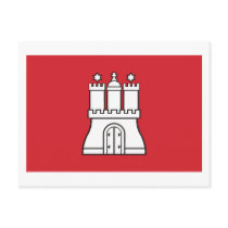 Hamburg Flag Postcard