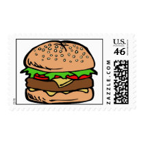 Hamburger 3 postage stamps