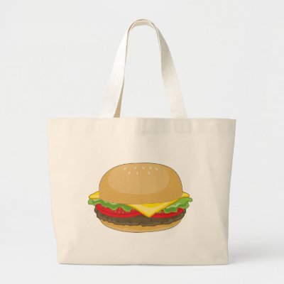 Hamburger Canvas Bag