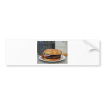 Hamburger bumper stickers