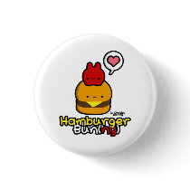 Hamburger Bun(ny) Button