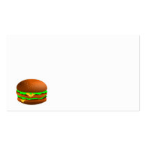 hamburger business cards