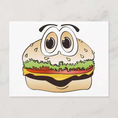 Cute Cartoon Hamburger