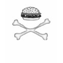 Hamburger & Crossbones Dark T-Shirt