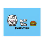 hamburger evolution post card