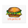 Hamburger Good Times Postcard