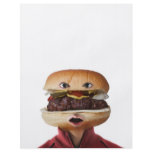 Hamburger Head Man over white Custom Flyer