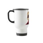 Hamburger Head Man over white mugs