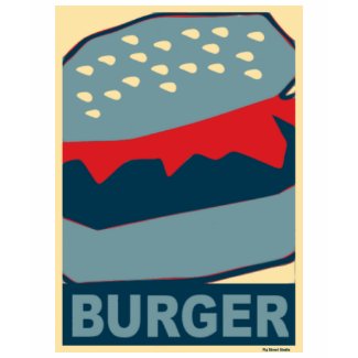 Hamburger In Blue Art shirt