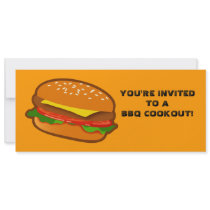 Hamburger invitations