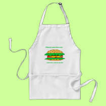 hamburger love aprons