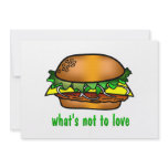 Hamburger Love Invitation