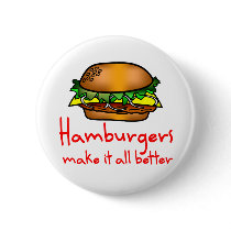 Hamburger lover buttons by TLArnold2 Hamburger lover buttons