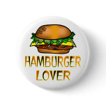 Hamburger Lover Pin