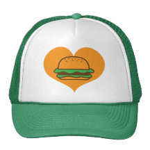 Hamburger lover hats