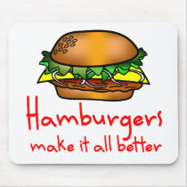 Hamburger Lover Mouse Mat