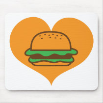 Hamburger lover mouse pads